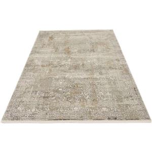 OCI DIE TEPPICHMARKE Vloerkleed BESTSELLER CAVA Glans viscose, met franje, reliëfstructuur, vintage, woonkamer