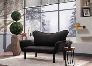 Risa Home 2-zits Slaapbank Chatto Zwart