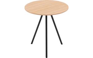 Goossens Salontafel Bo rond, hout eiken blank, modern design, 40 x 42 x 40 cm