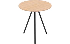 Goossens Salontafel Bo rond, hout eiken blank, modern design, 40 x 42 x 40 cm