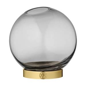 AYTM Globe vaas 10 zwart|goud