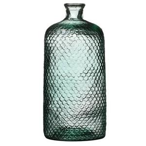 Urban Living Natural Living Vaas Scubs Bottle - geschubt glas - D18xH42cm