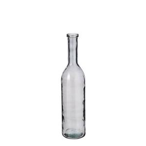 Mica Decorations Rioja Glazen Fles - H75 x Ã18 cm - Donkergrijs