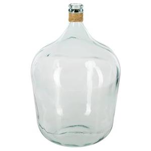 ATMOSPHERA vaas Fles - transparant - glas - H56 x D39 cm