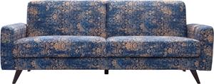 exxpo - sofa fashion 3-Sitzer, mit Schlaffunktion, Bettkasten und Holzfüße