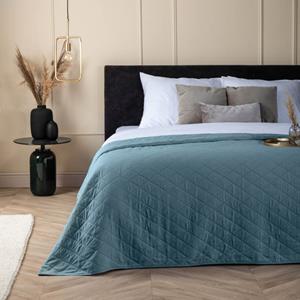 Fresh & Co Bedsprei Ultrasonic Ruit - Blauw - 180x260 cm  - 