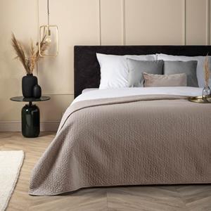 Fresh & Co Bedsprei Ultrasonic Prisma - Beige - 250x260 cm  - 