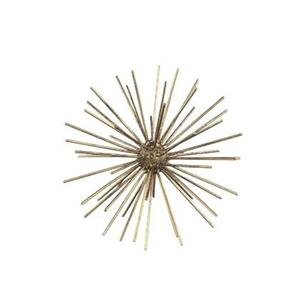 PTMD Decoratieve object Spike Gerris - 20x20x20 cm - Metaal - Goud