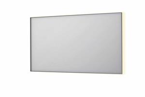INK SP32 spiegel - 140x4x80cm rechthoek in stalen kader incl indir LED - verwarming - color changing - dimbaar en schakelaar - geborsteld RVS 8410083