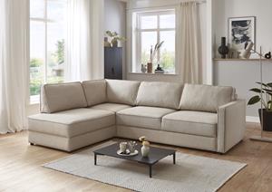 ATLANTIC home collection Slaapbank Chill Hoekbank met slaapfunctie en bedlade
