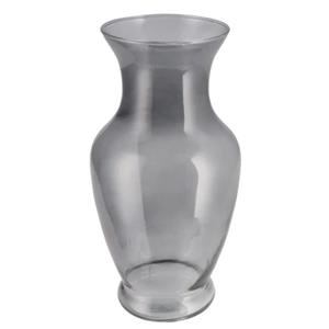 DK Design Bloemenvaas Mira - trompet vaas model - smoke glas - D13 x H26 cm -