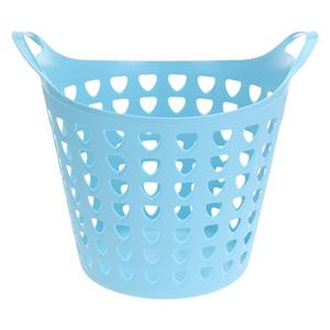 Excellent Houseware Flexibele wasmand - blauw - 26 liter - kunststof - x cm -