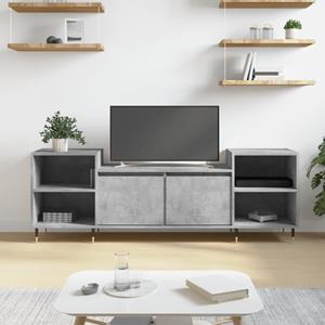 vidaXL TV-Schrank TV-Schrank Betongrau 160x35x55 cm Holzwerkstoff (1-St)