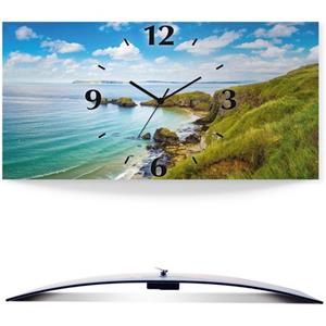Artland Wandklok Kustpad in Carrick-a-Rede 3d-look geschulpt, met kwarts- of radiografisch uurwerk, verschillende maten