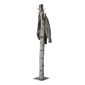Decoratietakken Staande Berken kapstok | Met zwarte haken | 165cm