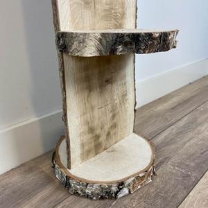 Decoratietakken Staand Boomstamrek Dudley | Eiken met bast | 150cm