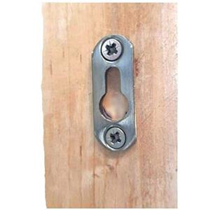 Decoratietakken Wand Boomstamrek Yale | Eiken met bast | 150cm