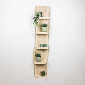Decoratietakken Wand Boomstamrek Eton | Geschuurd eiken | 150cm