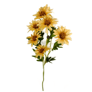 Decoratietakken Kunst Sunflower | Peach | 80cm