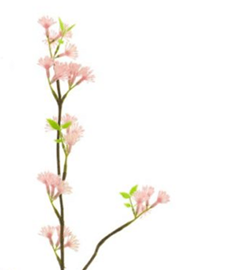 Decoratietakken Kunst Bloesemtak in de knop | Lichtroze | 80cm