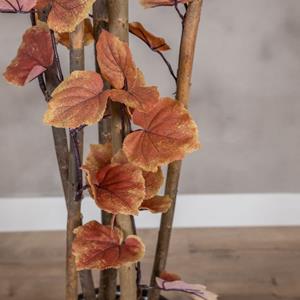 Decoratietakken Kunstplant Winterlinde | Rood | 120cm