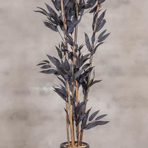 Decoratietakken Kunstplant Mango | Zwart | 160cm(excl.pot)