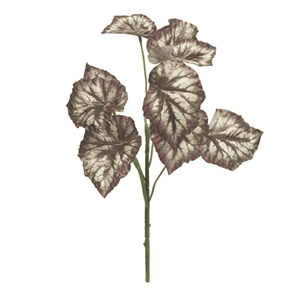 Decoratietakken Bladbegonia | Rood/Groen | 45cm