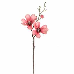 Decoratietakken Magnolia - Zalm - 40cm