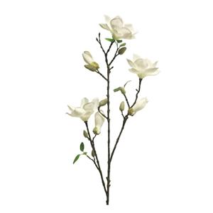 Decoratietakken Kunst Magnolia | Wit | 85cm