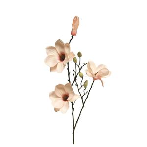 Decoratietakken Kunst Magnolia | Lichtzalm | 80cm