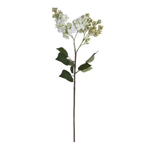 Decoratietakken Seringen bloementak | Wit | 70cm