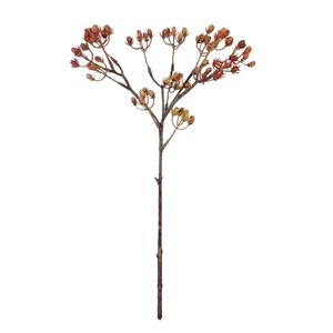 Decoratietakken Bloemenbesjes | Rood-Geel | 45cm