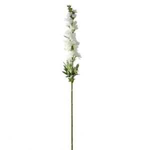 Decoratietakken Ridderspoor | Wit | 70cm