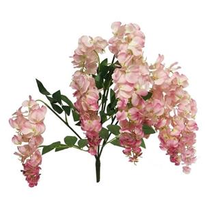 Decoratietakken Wisteria tros | Roze | 75cm
