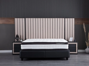 Bedworld Collection SKYBEDD  - Boxspring met opbergruimte 180x200 Duobedd