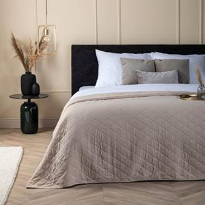 Fresh & Co Bedsprei Ultrasonic Ruit - Beige - 180x260 cm  - 