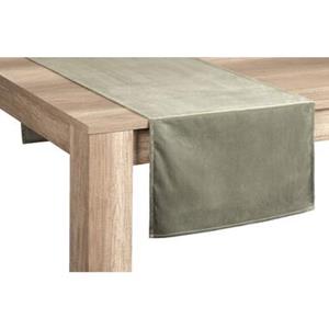Leen Bakker Tafelloper - Groen - 50x150 cm - Set van 2