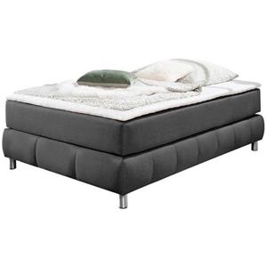 andas Boxspringbett "Salo", Ohne Kopfteil, inkl. Topper, auch in Überlänge 220 cm