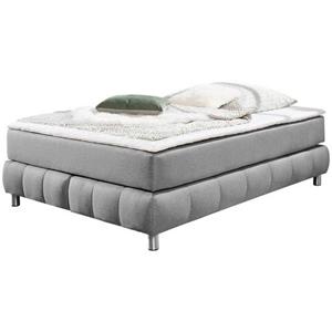 andas Boxspringbett "Salo", Ohne Kopfteil, inkl. Topper, auch in Überlänge 220 cm