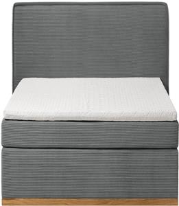 Home affaire Boxspringbett "SHERWOOD", Hochwertiger Cord mit weicher Velours-Struktur