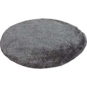 Hochflor-Teppich Lagos, Leonique, rund, Höhe: 45 mm, Mikrofaser, extra flauschig, einfarbig, fußbodenheizungsgeeignet