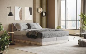 Home affaire Boxspringbett "Naome", Boxspringbett, Inklusive Topper
