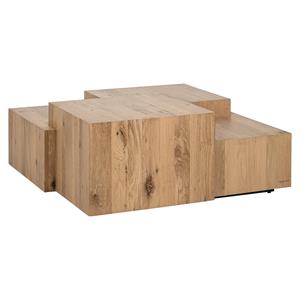 Richmond Interiors Richmond Salontafel Lennox Eiken, 100 x 100cm - Naturel