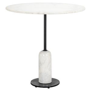 Richmond Interiors Richmond Ronde Eettafel Jagger Marmer, 76cm - Wit