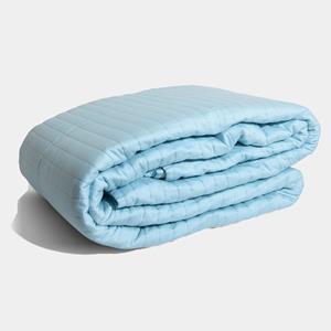 Homehagen Cotton sateen bedspread - Pale blue - Pale blue / 260x260