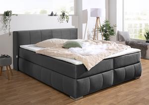 Guido Maria Kretschmer Home&Living Boxspringbett "Chelles", inkl. Topper, in XXL- Überlänge 220 cm, Unterbox mit feine Wölbung