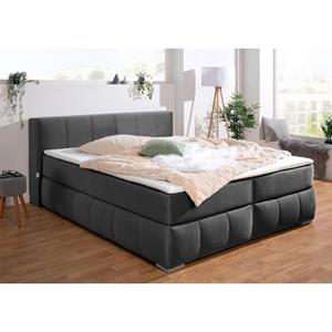 Guido Maria Kretschmer Home&Living Boxspringbett "Chelles", inkl. Topper, in XXL- Überlänge 220 cm, Unterbox mit feine Wölbung