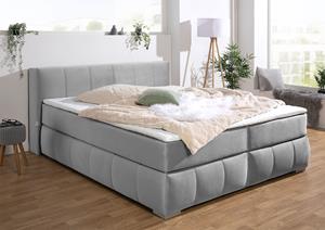 Guido Maria Kretschmer Home&Living Boxspringbett "Chelles", inkl. Topper, in XXL- Überlänge 220 cm, Unterbox mit feine Wölbung