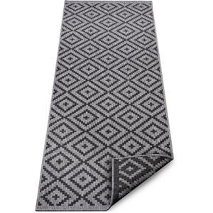 My home Loper Ronda tweezijdig te gebruiken kleed Sisal-look, platweefsel, in- en outdoor, geometrisch boho design