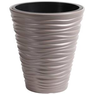 Prosperplast Plantenpot Sand Dunes - kunststof - beige - D35 cm